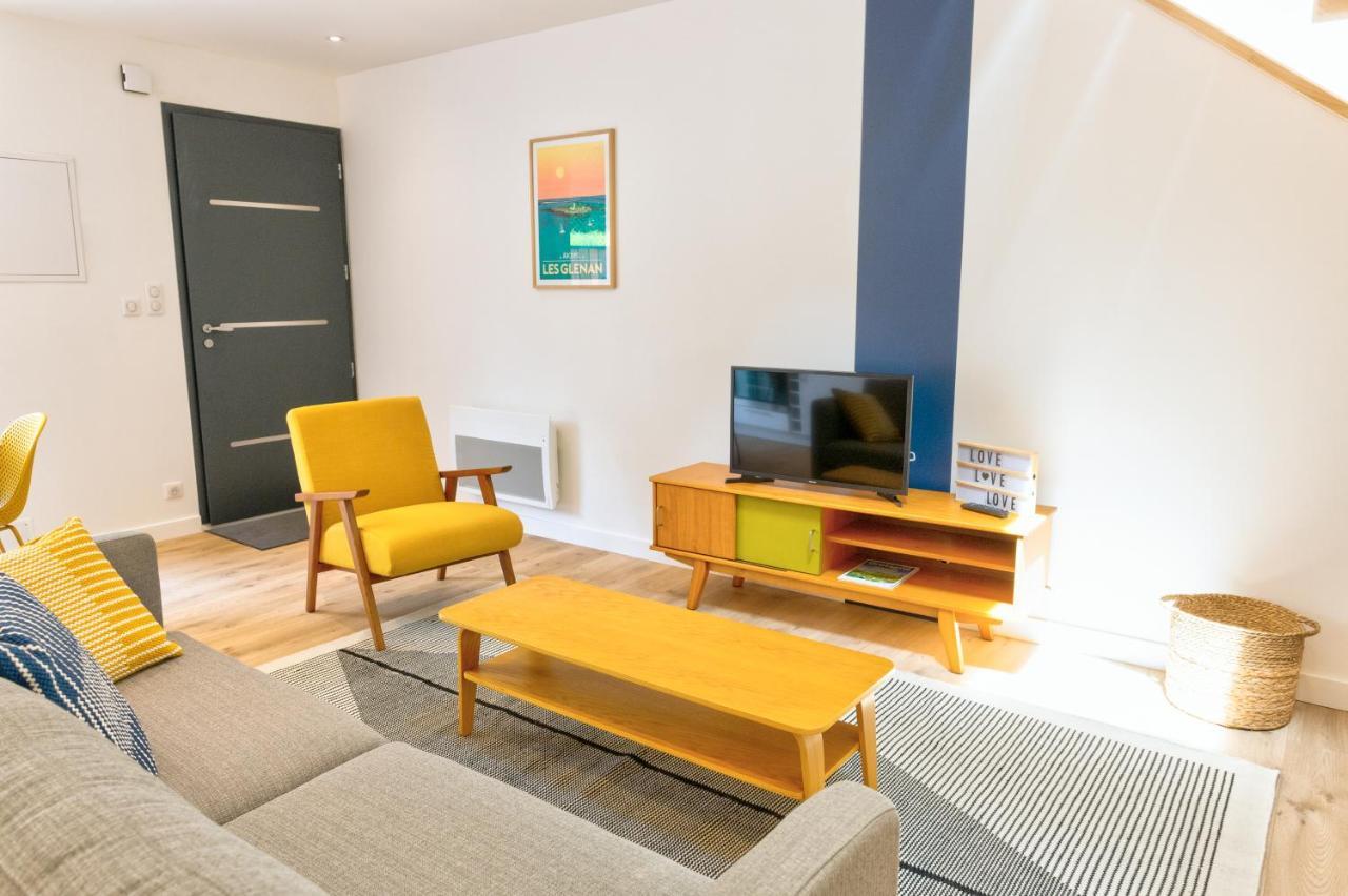 Residence Du Phare - 4 Appartements - 2 Chambres - Vue Mer Ou Terrasse Combrit ภายนอก รูปภาพ