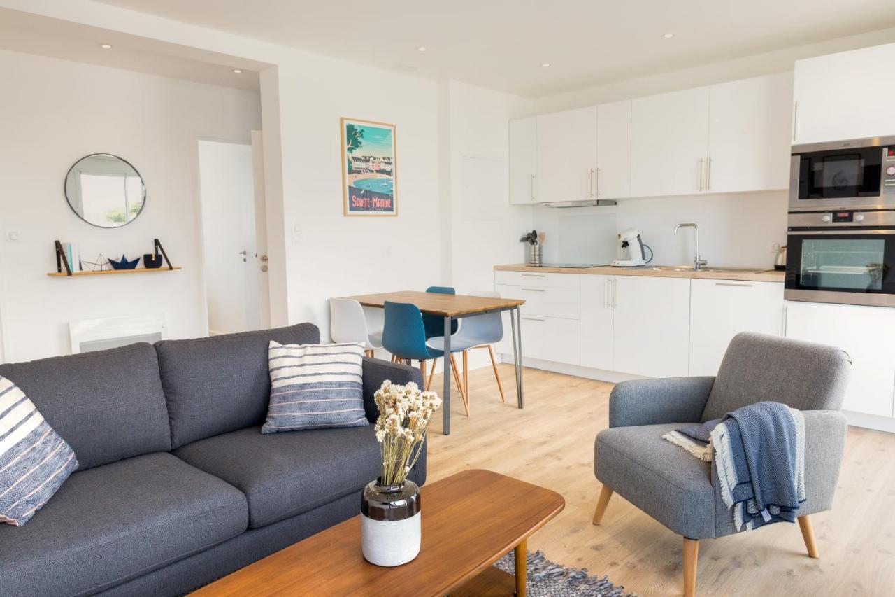 Residence Du Phare - 4 Appartements - 2 Chambres - Vue Mer Ou Terrasse Combrit ภายนอก รูปภาพ