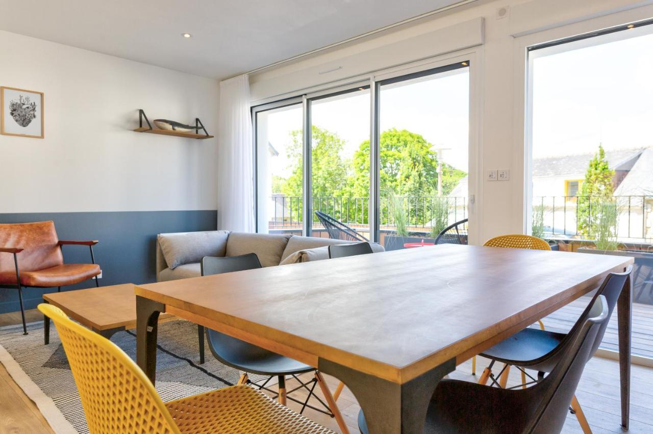 Residence Du Phare - 4 Appartements - 2 Chambres - Vue Mer Ou Terrasse Combrit ภายนอก รูปภาพ