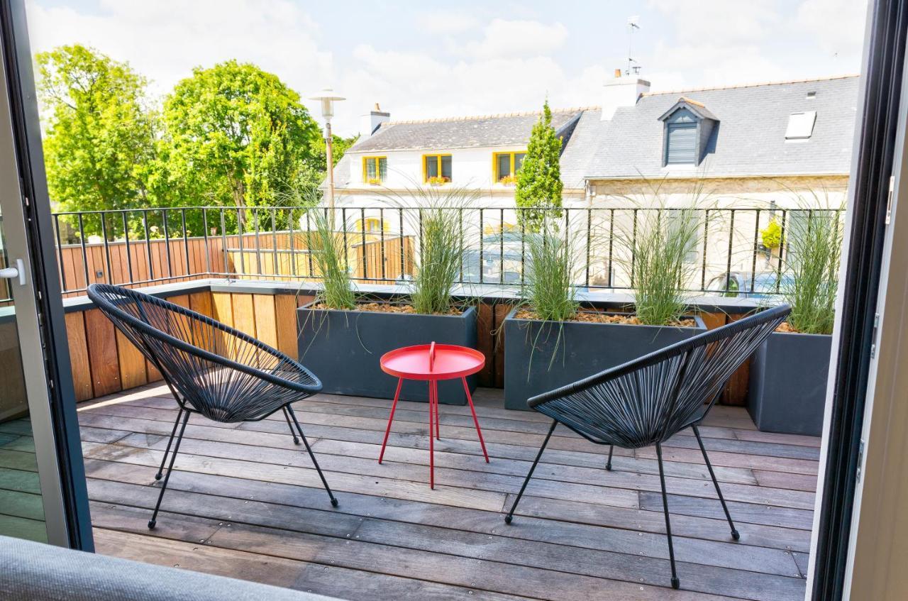 Residence Du Phare - 4 Appartements - 2 Chambres - Vue Mer Ou Terrasse Combrit ภายนอก รูปภาพ